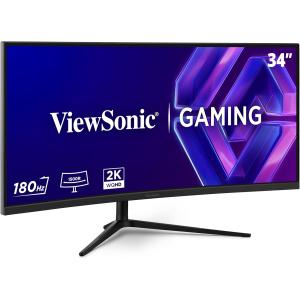 Image Écran PC Gamer ViewSonic VX3418C-2K - Noir à 229,99€