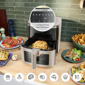 Image Air Fryer Bosch Série 6 XXL MAF671C0 - Beige satiné à 96,32€