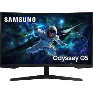 Image Écran PC Gamer Samsung Odyssey G55C 32 pouces - Noir à 174,99€