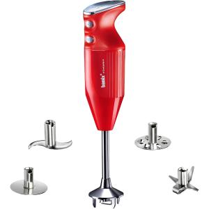 Image Mixeur plongeant bamix M350 MAXX - Rouge/chrome à 199,00€