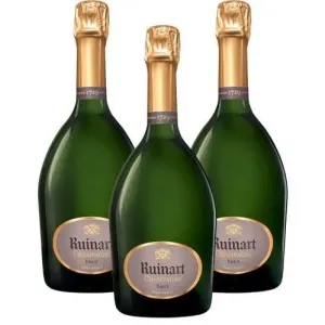 Image Champagne Ruinart R de Ruinart Brut 3 x 75 cl - Or à 149,99€