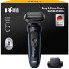 Image Rasoir électrique Braun Series 5 52-B1200SI - Bleu à 73,99€