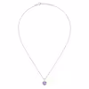 Image Collier CLEOR Argent 925/1000 et Oxyde Violet - Violet à 68€
