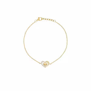 Image Bracelet CLEOR Plaqué Or et Oxyde - Or jaune à 39,20€
