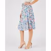 Image Jupe Damart Jupe ceinture à boucle - Multicolore Fleuri à 15,99€
