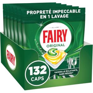 Image Pack Tablettes lave-vaisselle Fairy Original - Citron à 19,50€