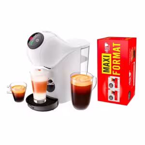 Image Cafetière KRUPS YY5346FD GENIO S + 60 capsules - Blanc à 59,98€