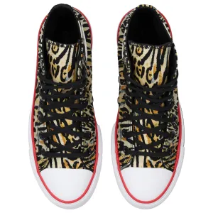 Image Chaussures Converse Ctas Lift Hi Femme - Black White Red à 40,00€