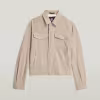 Image Veste Femme G-STAR Officer 3.0 - Beige ou Gris à 85,00€