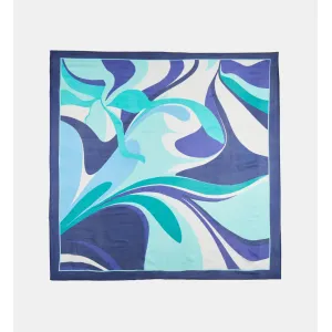 Image Carré de soie Galeries Lafayette Sophie - Bleu à 17,50€