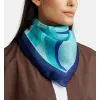 Image Carré de soie Galeries Lafayette Sophie - Bleu à 17,50€