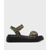 Image Sandales plateforme 5 Miles - Marron ou Blanc à 29,99€