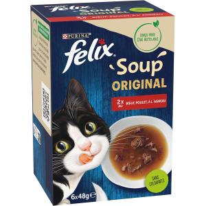 Image Soupe pour chat FELIX Soup Original - Soupe de campagne à 13,99€
