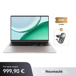 Image Ordinateur Portable HONOR MagicBook 16 2026 (RaM 16Go, SSD 512Go) - Starry Gray à 1.199,90€