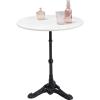 Image Table bistrot ronde Kare Design 60cm - Marbre blanc à 159,20€