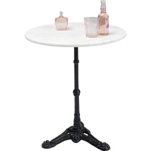 Image Table bistrot ronde Kare Design 60cm - Marbre blanc à 159,20€