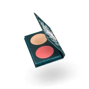 Image Palette visage KIKO Milano Bridgerton Bouquet Blush & Highlighter Duo 01 - Rose Ecstasy à 8,40€