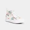 Image Tennis montantes en toile CREEKS femme - Multicolore - 20,99€