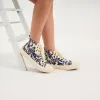 Image Tennis montantes en toile CREEKS femme - Multicolore - 20,99€
