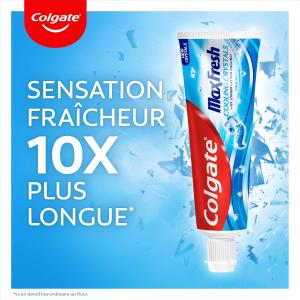 Image Dentifrice Colgate Max Fresh Cristaux Fraîcheur Menthe fraîche - 6,08€