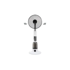 Image Ventilateur sur pied TRONIC avec fonction vaporisation - Blanc à 64,99€