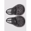 Image Ballerines Femme Mango en maille filet imprimé animal - Noir à 15,99€