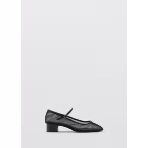 Image Chaussures Femme Mango maille filet bride à boucle - Noir à 14,99€