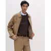 Image Veste Homme Harrington M&S en toile coloris Toffee à -40%