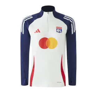 Image Sweat d'entraînement adidas Olympique Lyonnais Joueuse Femme 24-25 - Blanc à 37,50€