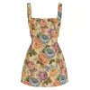 Image Robe moulante PrettyLittleThing Sergé Fleuri - Gris Pierre à 25,90€