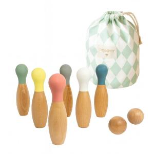 Image Jeu de quilles NOBODINOZ avec pochette - Bois à 38,25€