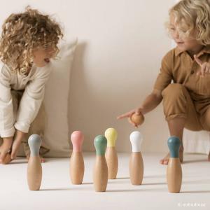 Image Jeu de quilles NOBODINOZ avec pochette - Bois à 38,25€