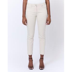 Image Pantalon 7/8 slim uni - Beige ou Kaki à 25€