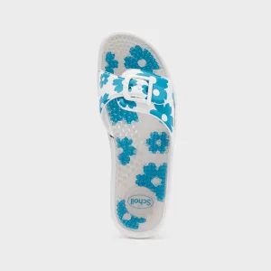 Image Mules Femme New Massage - Blanc / Orange à 23,40€