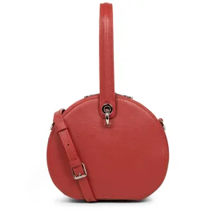 Image Sac trotteur rond Candy Caviar - Safran ou Rouge à 55€