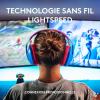 Image Casque Gaming Sans Fil Logitech G435 LIGHTSPEED  Dolby Atmos, PC et consoles. Noir ou Blanc à 44,99€