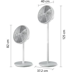 Image Ventilateur sur pied Philips Série 2000 CX2550/00 - Blanc à 59,99€