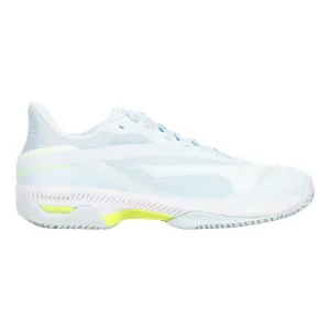 Image Chaussures de tennis terre battue Mizuno Wave Exceed Court Femmes - Blanc, bleu clair à 99,95€