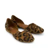 Image Ballerines TOMS Gemma D'Orsay - Daim Léopard Brun à 68€