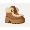 Image Botte à lacets UGG Classic Esmee - Chestnut ou Noir à 145,99€