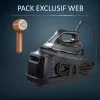 Image Pack centrale vapeur Rowenta Eco Steam Pro + rase-bouloche Easy Care - Noir à 309,99€