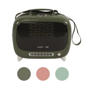 Image Cage de transport Zoomalia Sixties TV - Vert, bleu ou rose à 42,49€