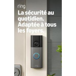 Image Pack Sonnette vidéo Ring Battery Video Doorbell nouvelle génération + Indoor Camera Plus à 59,99€