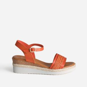 Image Sandale à talon ERAM TIBRIA - Orange à 39,99€