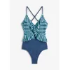 Image Maillot 1 pièce bonprix à volants et découpe - Plusieurs coloris à 12,99€