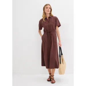 Image Robe bonprix en jersey coton - Acajou foncé à 14,99€