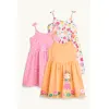 Image Lot de 2 robes Fille C&A Lilo et Stitch ou Lot de 3 Robes petite fille, fleur et fruit à 14,99€