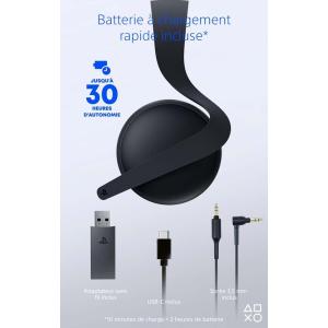 Image Casque-micro sans fil Sony Pulse Elite5 - Blanc ou Noir à 109€