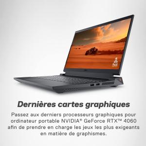 Image PC Portable Gaming 15.6" FHD Dell G15 5530 (i7, RAM 16Go, SSD 1 To, RTX 4060)