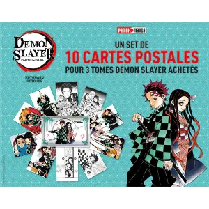 Image Goodie Demon Slayer offert - Porte-carte ou cartes postales